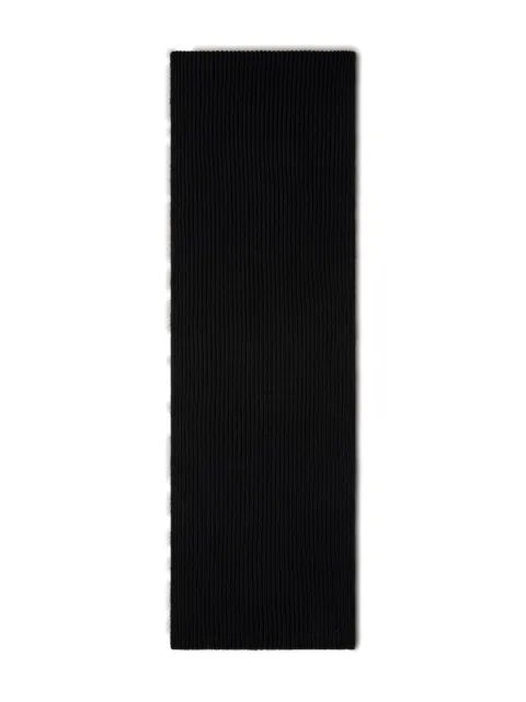 Calvin Klein signature-logo wool-blend scarf