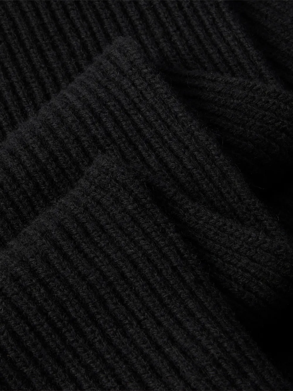 Calvin Klein Signature-logo Wool-blend Scarf In Black