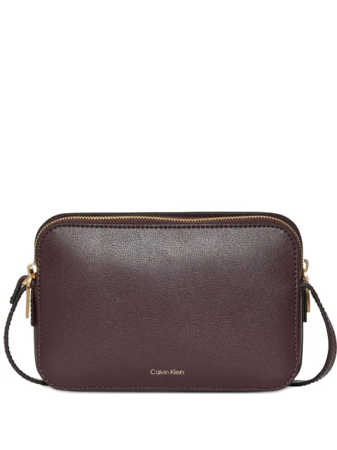Calvin Klein zip shoulder bag