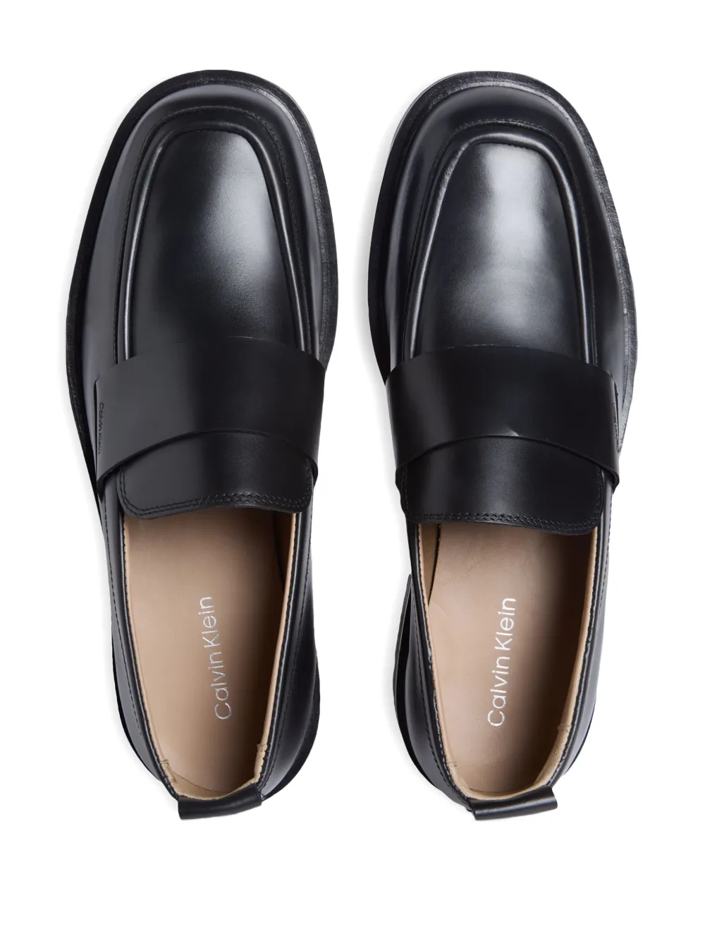 Calvin Klein Pull-tab Loafers Shoes In Multi