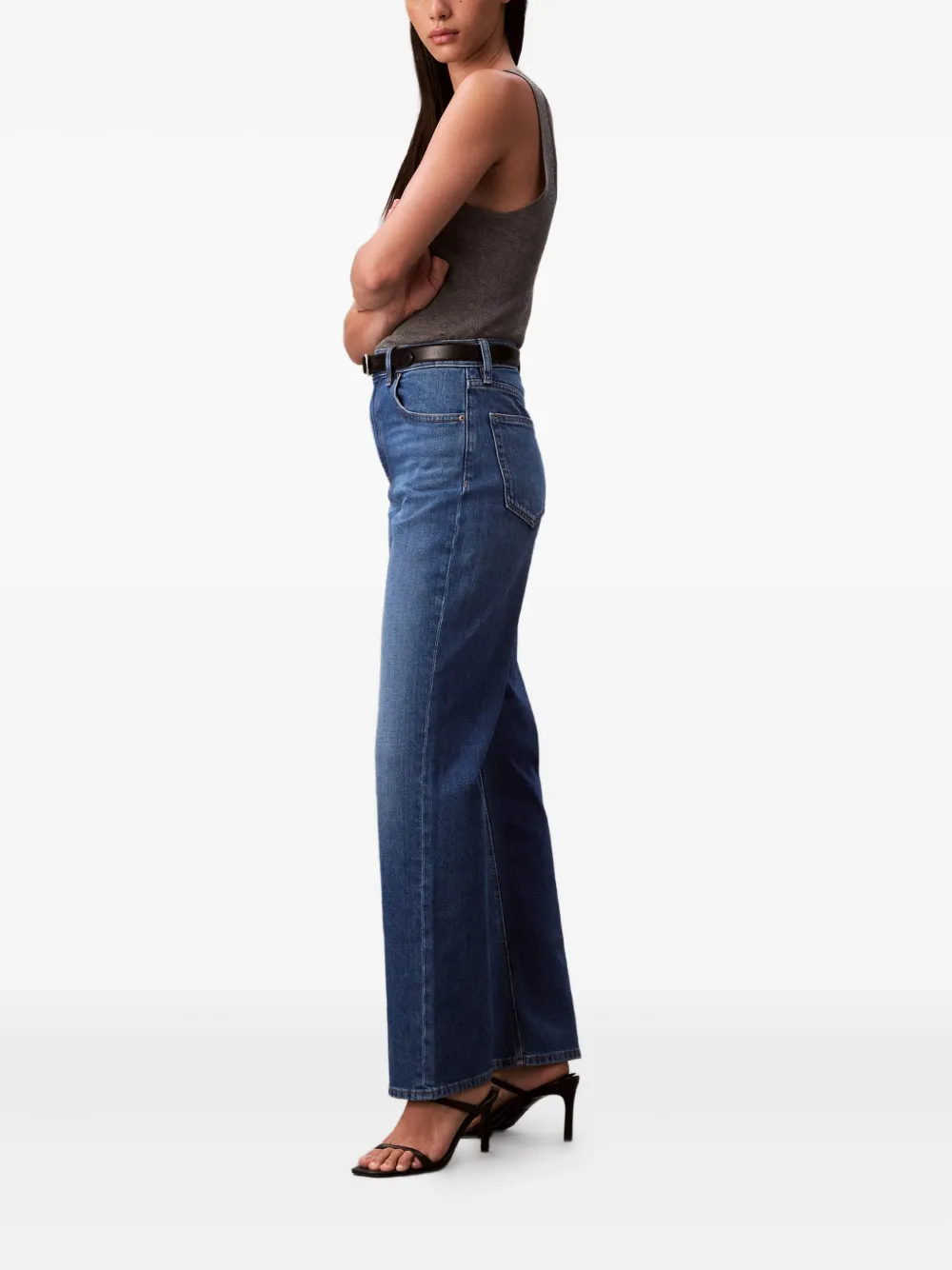 Calvin Klein Jeans met logopatch Blauw