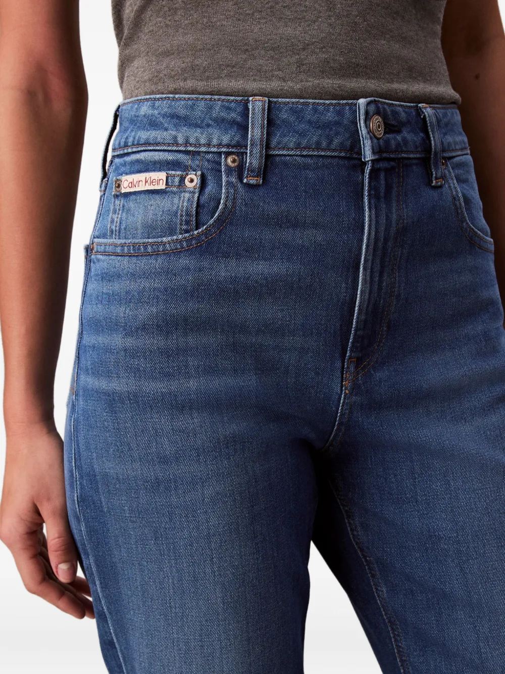 Calvin Klein Jeans met logopatch Blauw