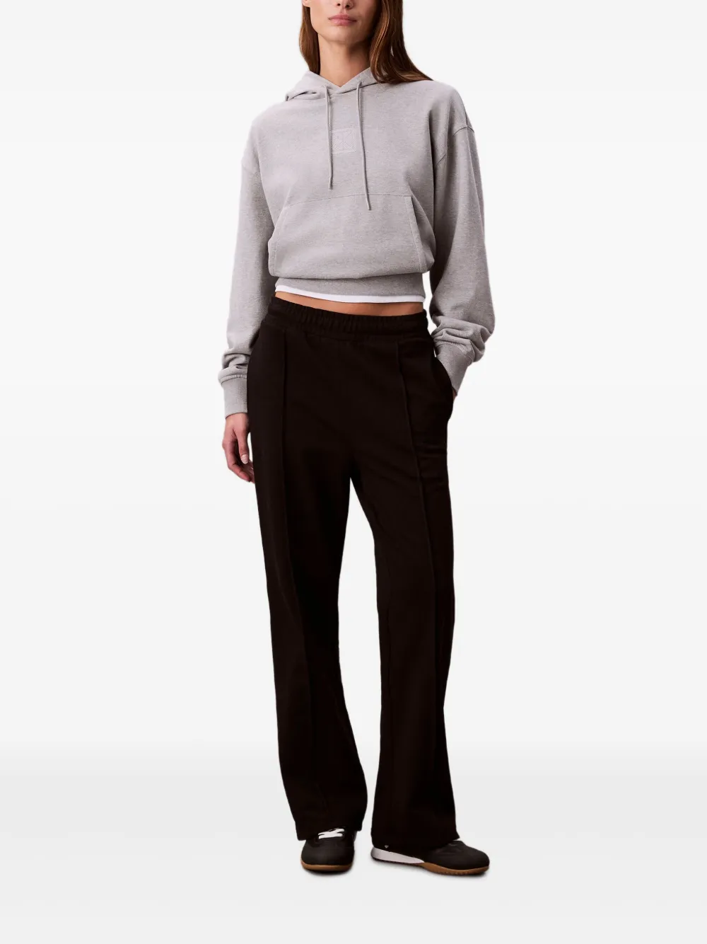 Calvin Klein Jeans Est.1978 Elastic-waistband Track Pants In Black