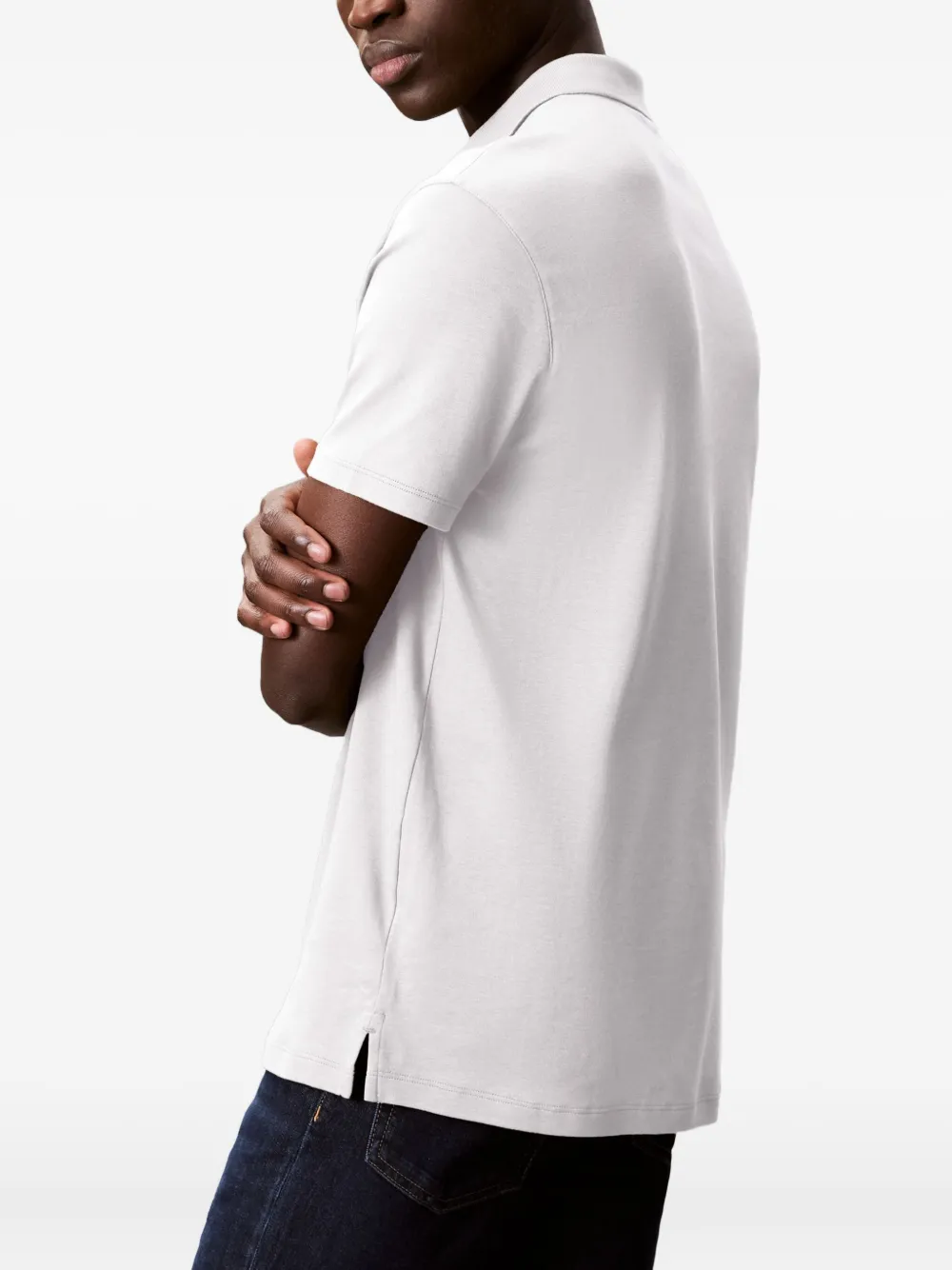 Calvin Klein Poloshirt met knopen Wit