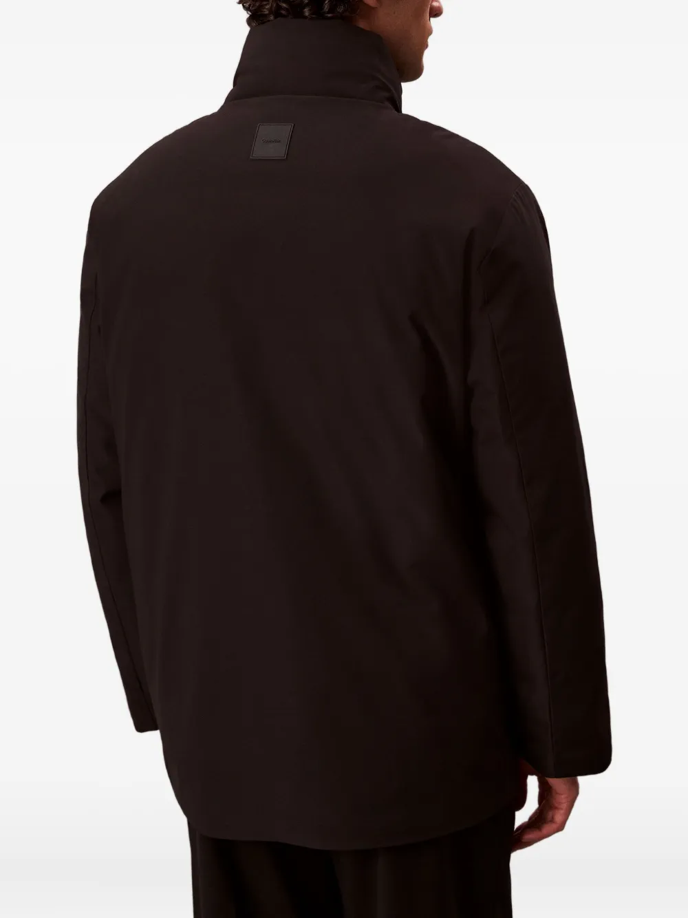 Calvin Klein Donsjack met rits Zwart