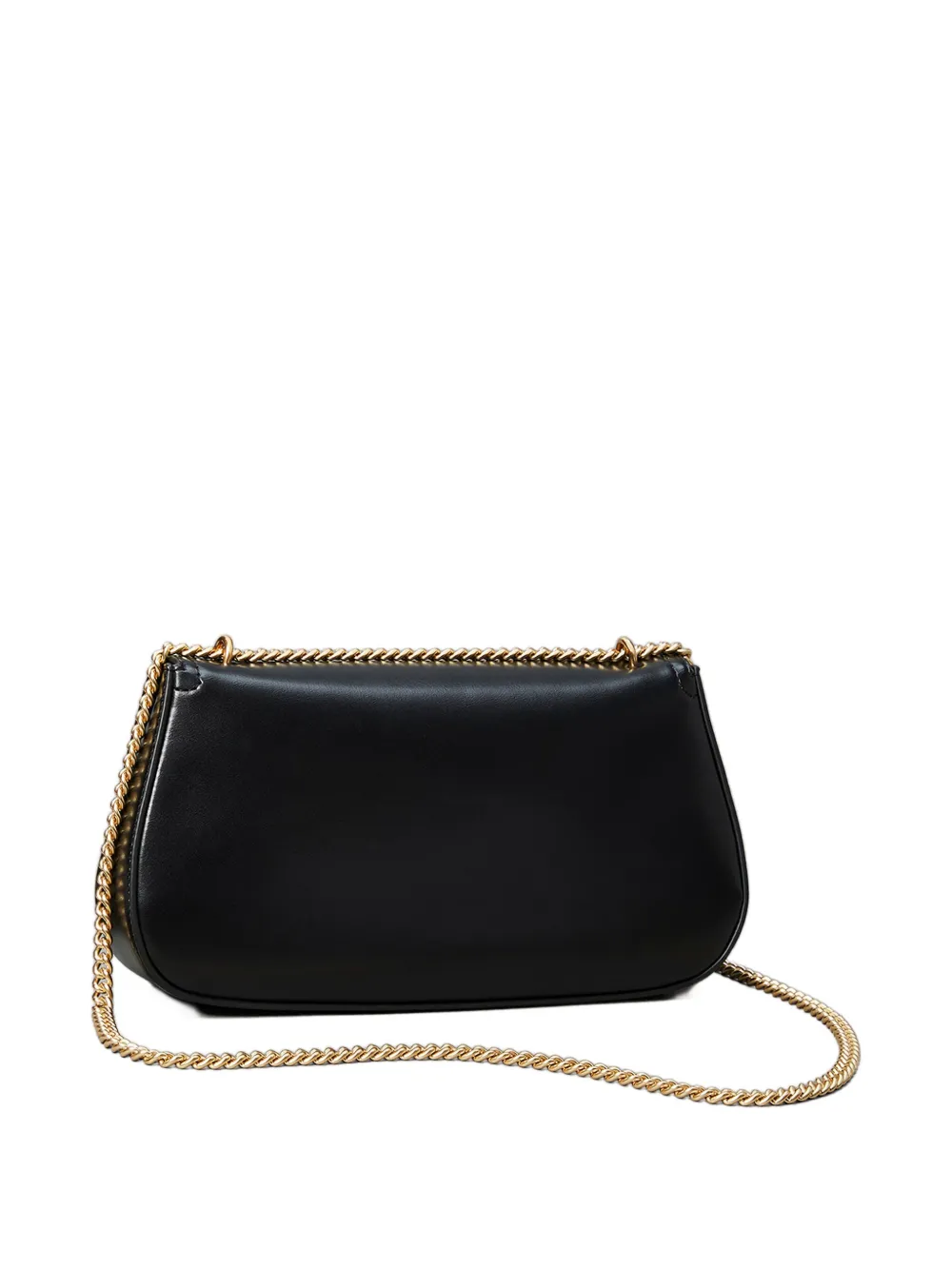Calvin Klein Chain-strap Logo-plaque Shoulder Bag In Black