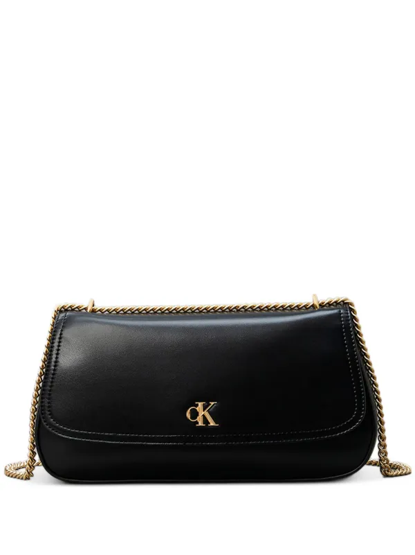 Calvin Klein ロゴ ショルダーバッグ | ブラック | FARFETCH JP