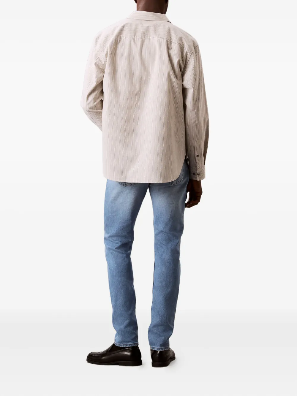 Calvin Klein Jeans Est.1978 Logo-patch Jeans In Blue