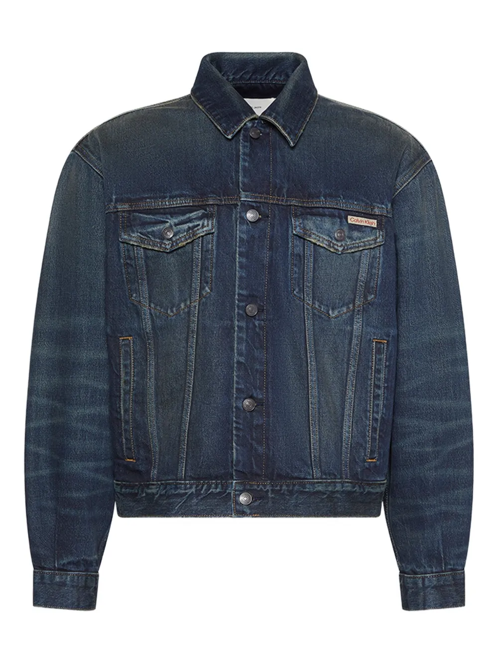 Calvin Klein Jeans buttoned jacket - Blau
