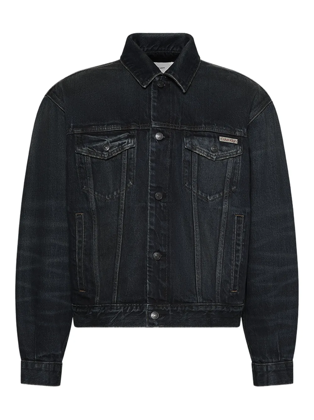 Calvin Klein Jeans buttoned jacket | Blue | Image 1