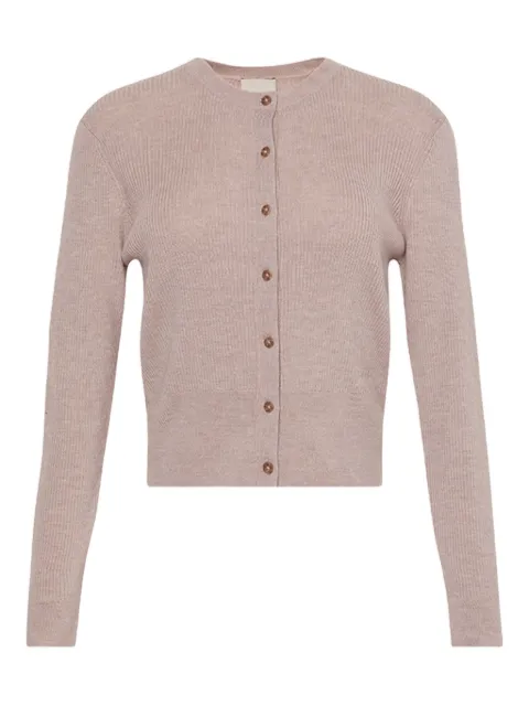 Calvin Klein buttoned ribbed cardigan