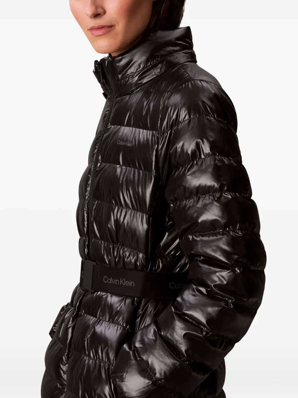 Calvin Klein Gewatteerde jas Zwart