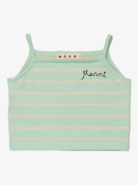 Marni Kids striped knit top