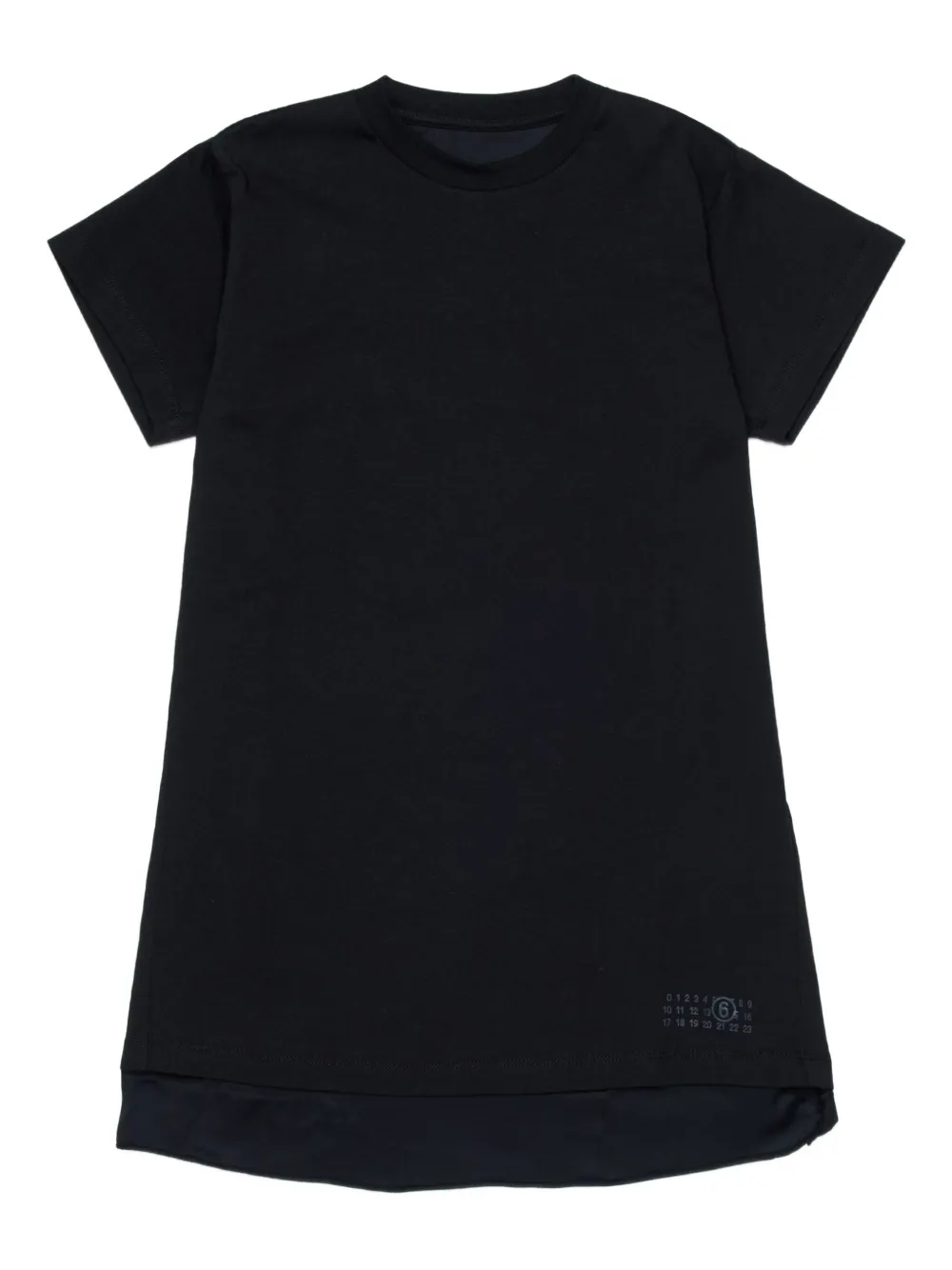 MM6 Maison Margiela Kids Abito a maniche corte - Nero