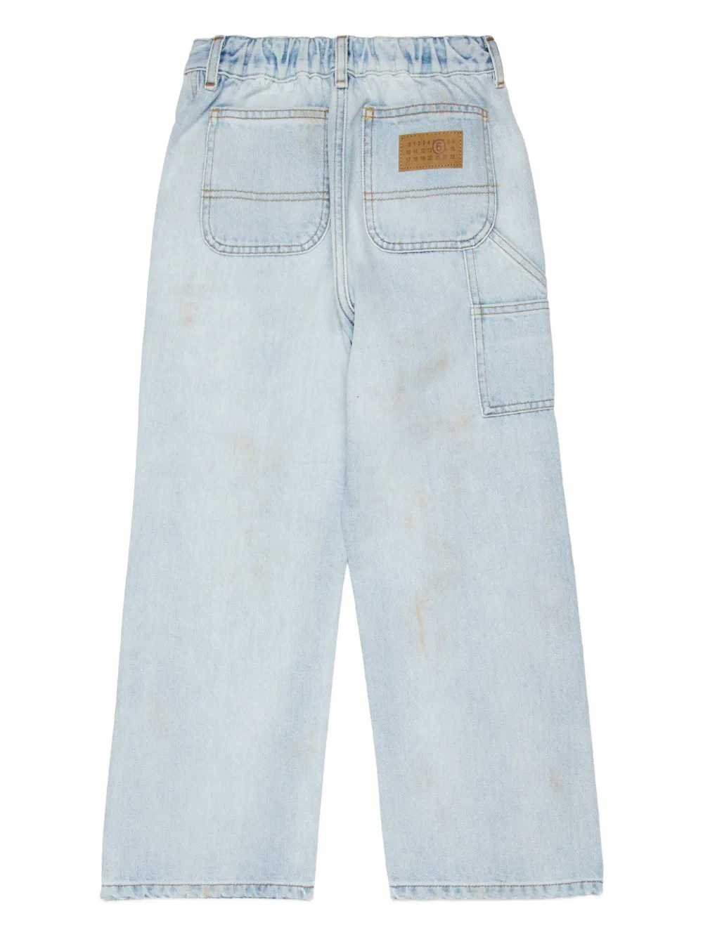 MM6 Maison Margiela Kids Gerafelde jeans Blauw