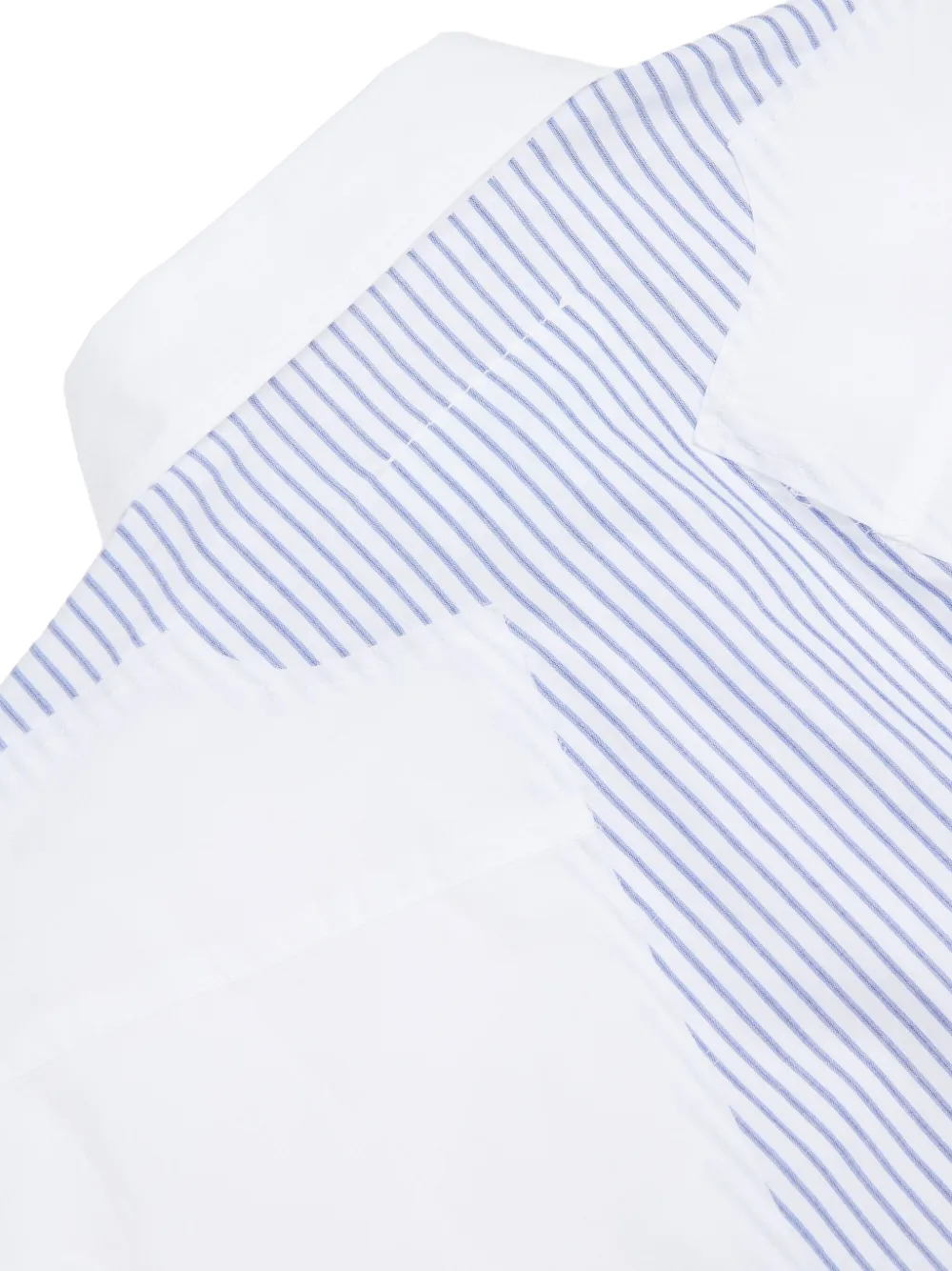 MM6 Maison Margiela Kids Shirt met gestreept vlak Wit