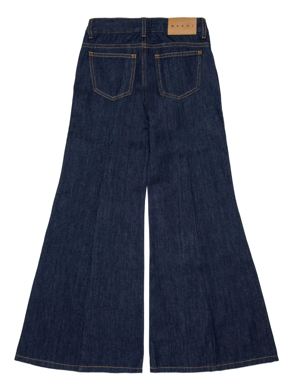Marni Kids Flared jeans Blauw