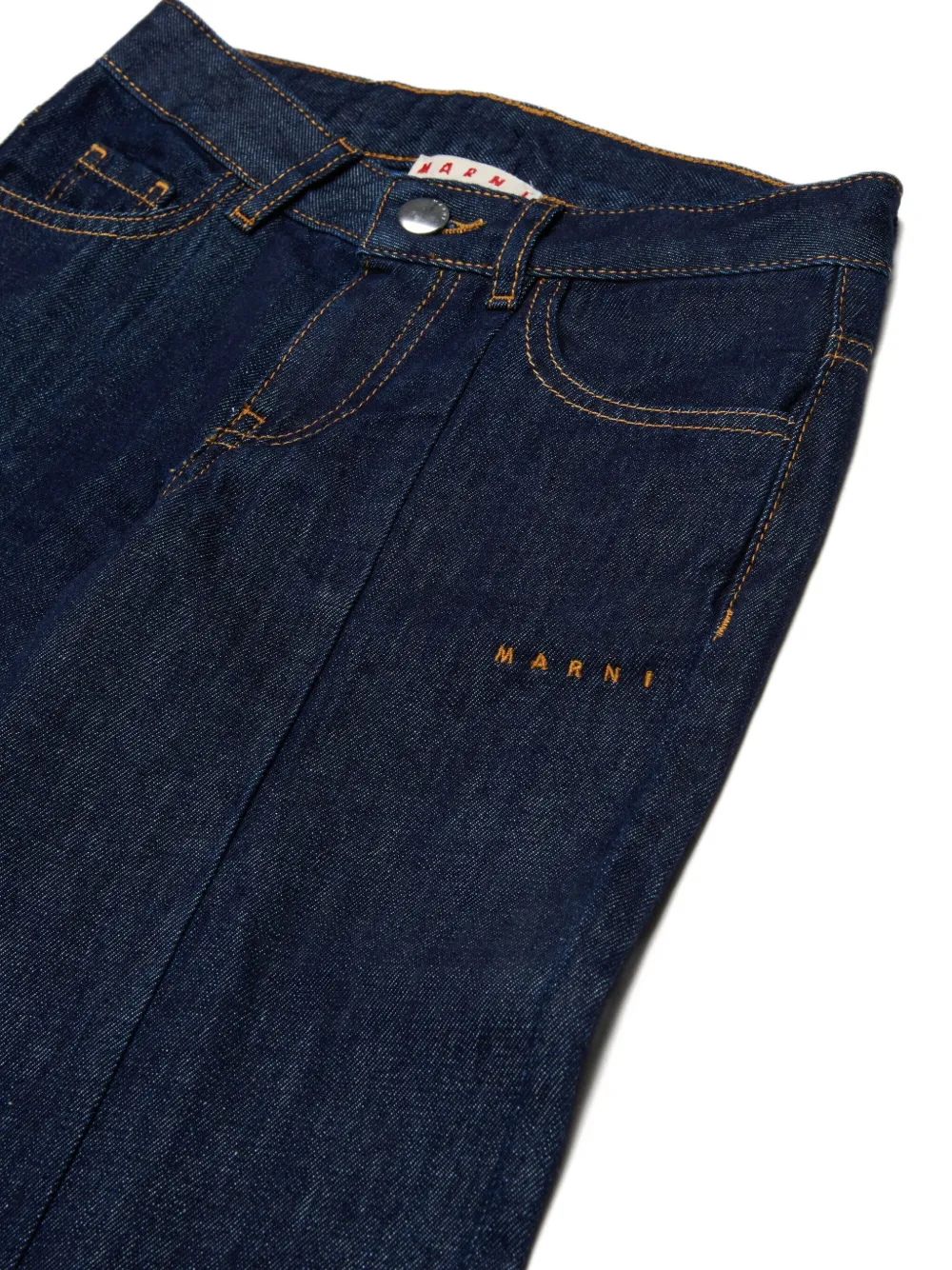 Marni Kids Flared jeans Blauw