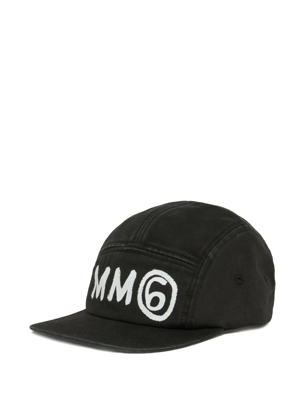 MM6 Maison Margiela Kids Cappello con logo - Nero