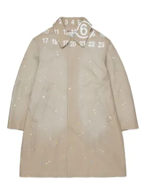 MM6 Maison Margiela Kids トレンチコート | ニュートラル | FARFETCH JP