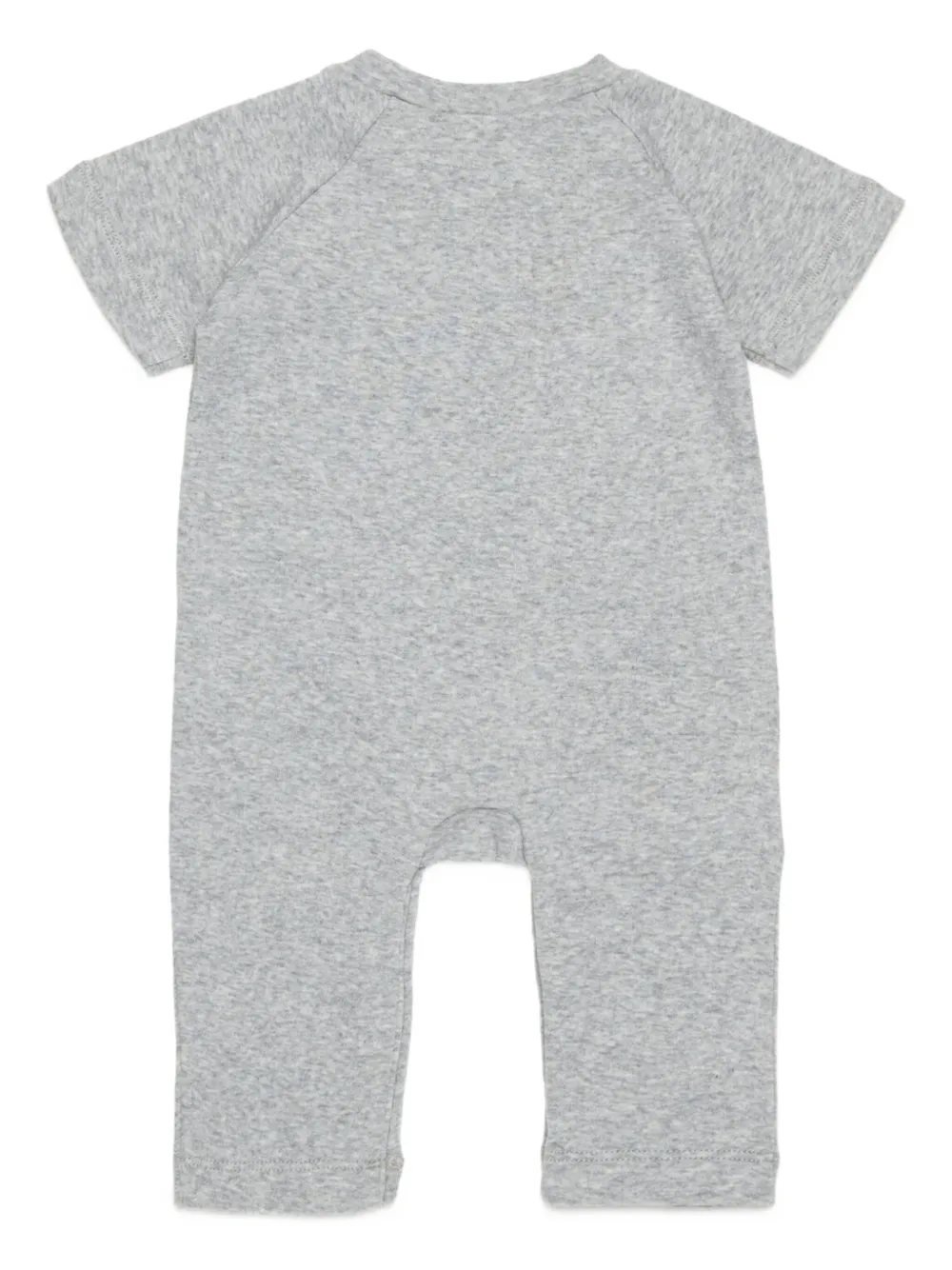 Marni Kids Romper met korte mouwen en grafische print - Grijs