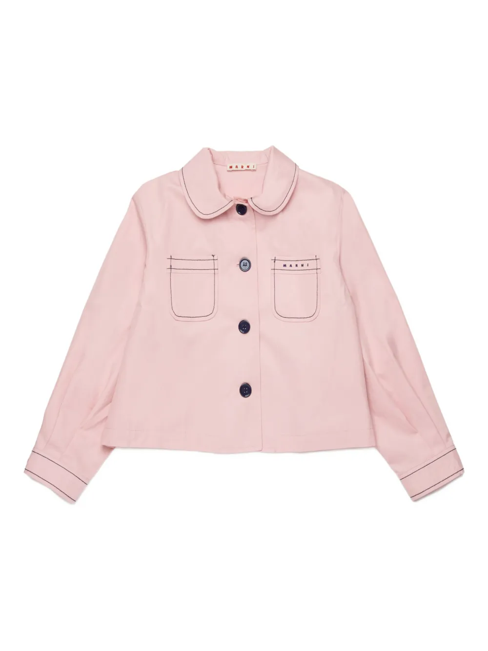 Marni Kids Bomber con tasche - Rosa