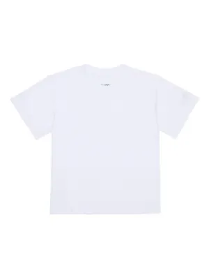 MM6 Maison Margiela Kids logo-stitching T-shirt | White | FARFETCH MY