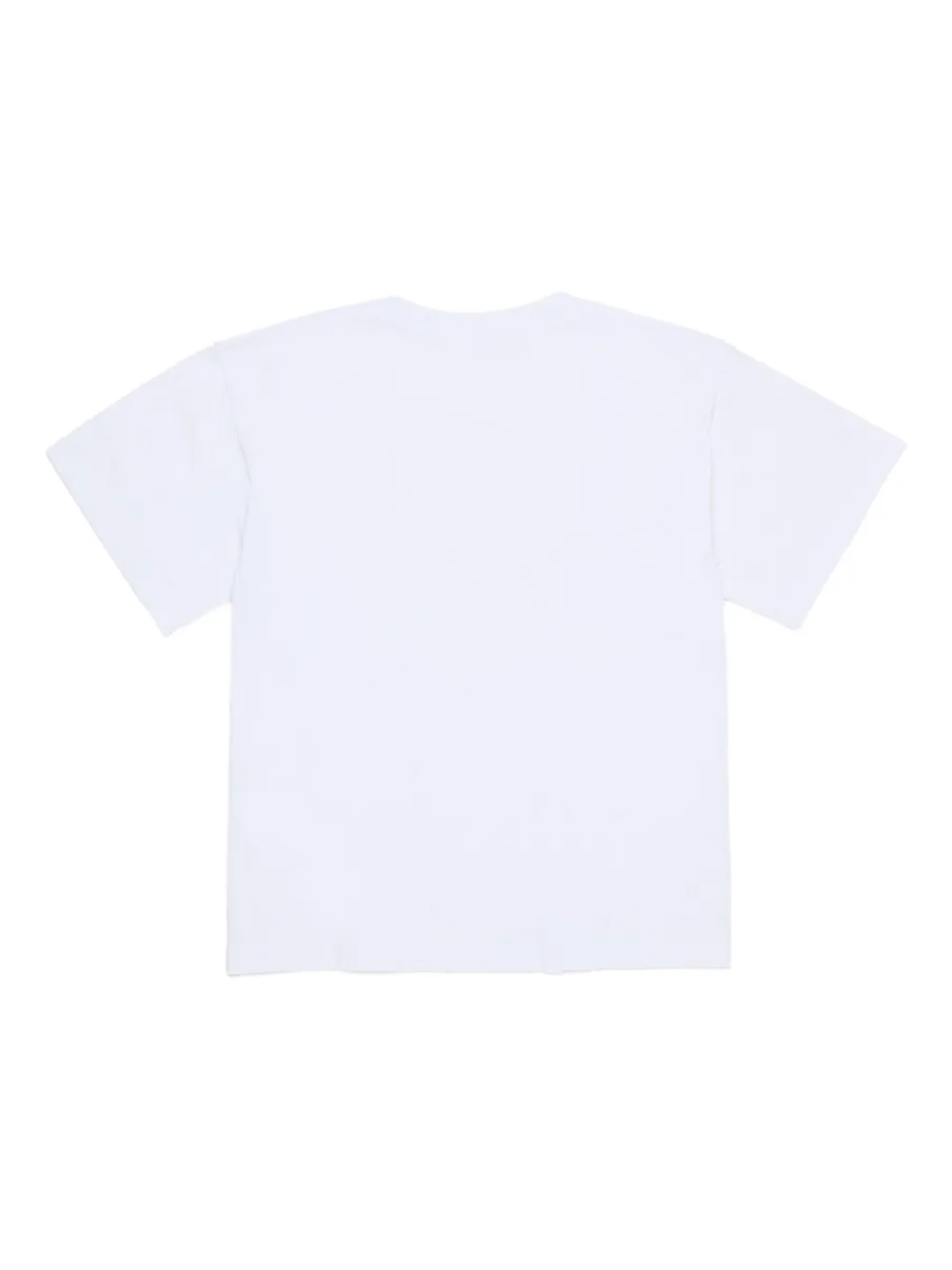 MM6 Maison Margiela Kids T-shirt met ronde hals en korte mouwen Wit