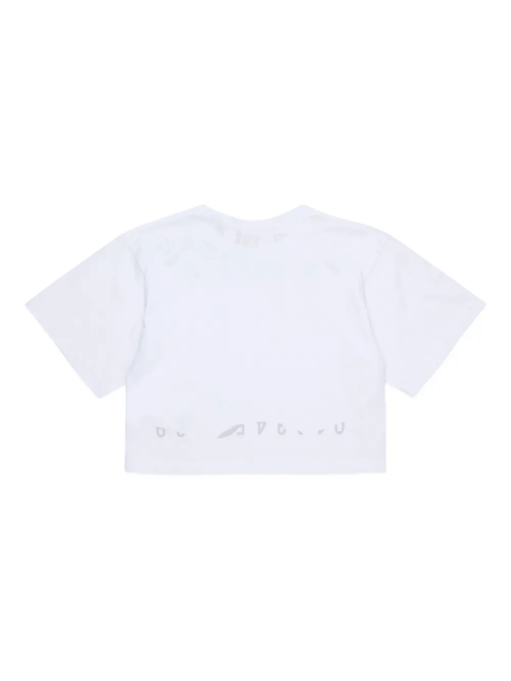 MM6 Maison Margiela Kids T-shirt met logo Wit