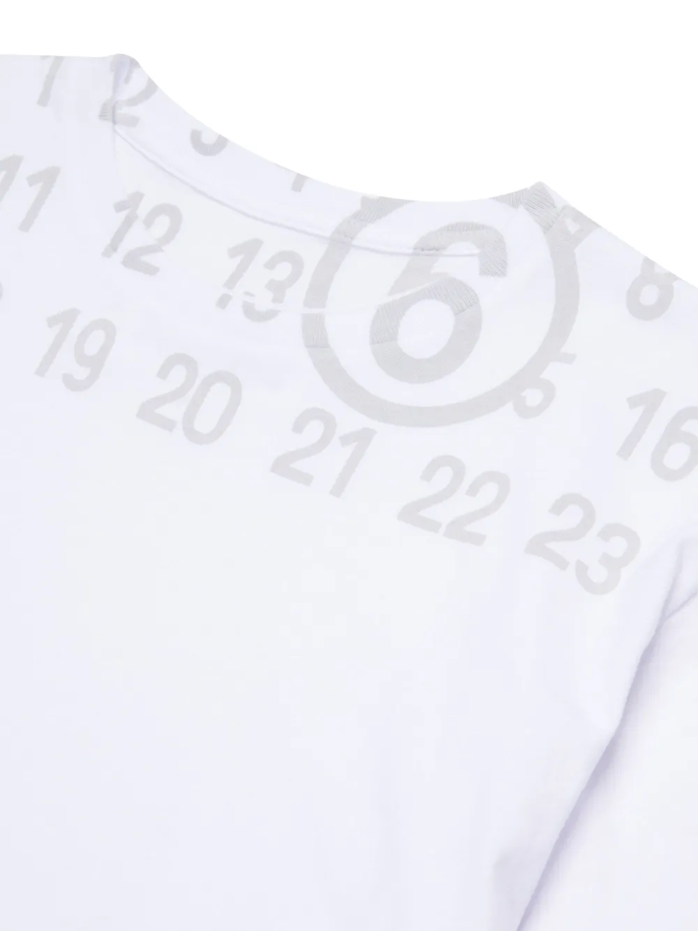 MM6 Maison Margiela Kids T-shirt met logo Wit