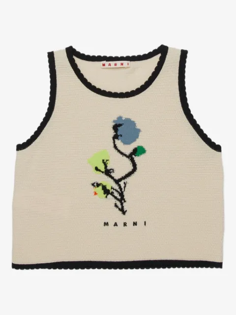 Marni Kids floral trim top