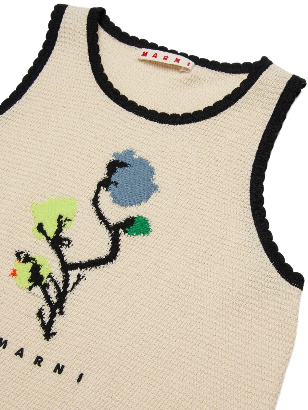 Floral Trim Top