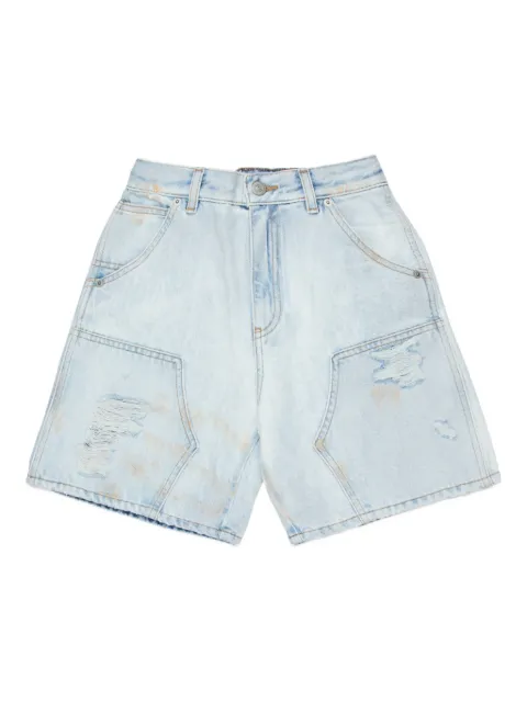 MM6 Maison Margiela Kids belt loops denim shorts