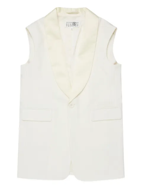 MM6 Maison Margiela Kids veston à col châle