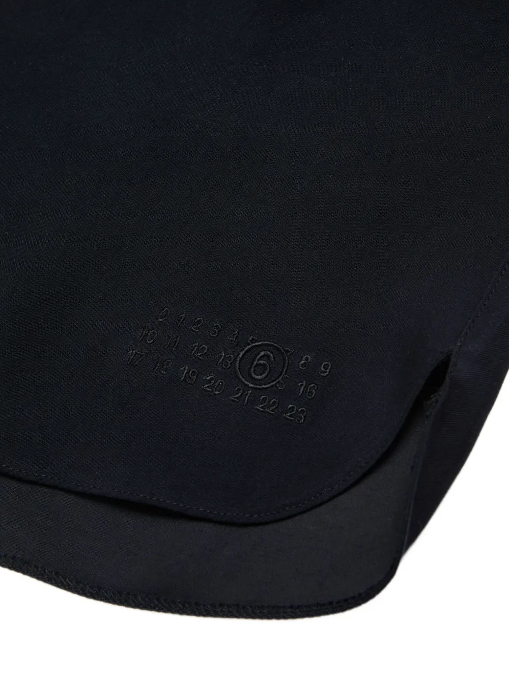 MM6 Maison Margiela Kids Elastische shorts Zwart
