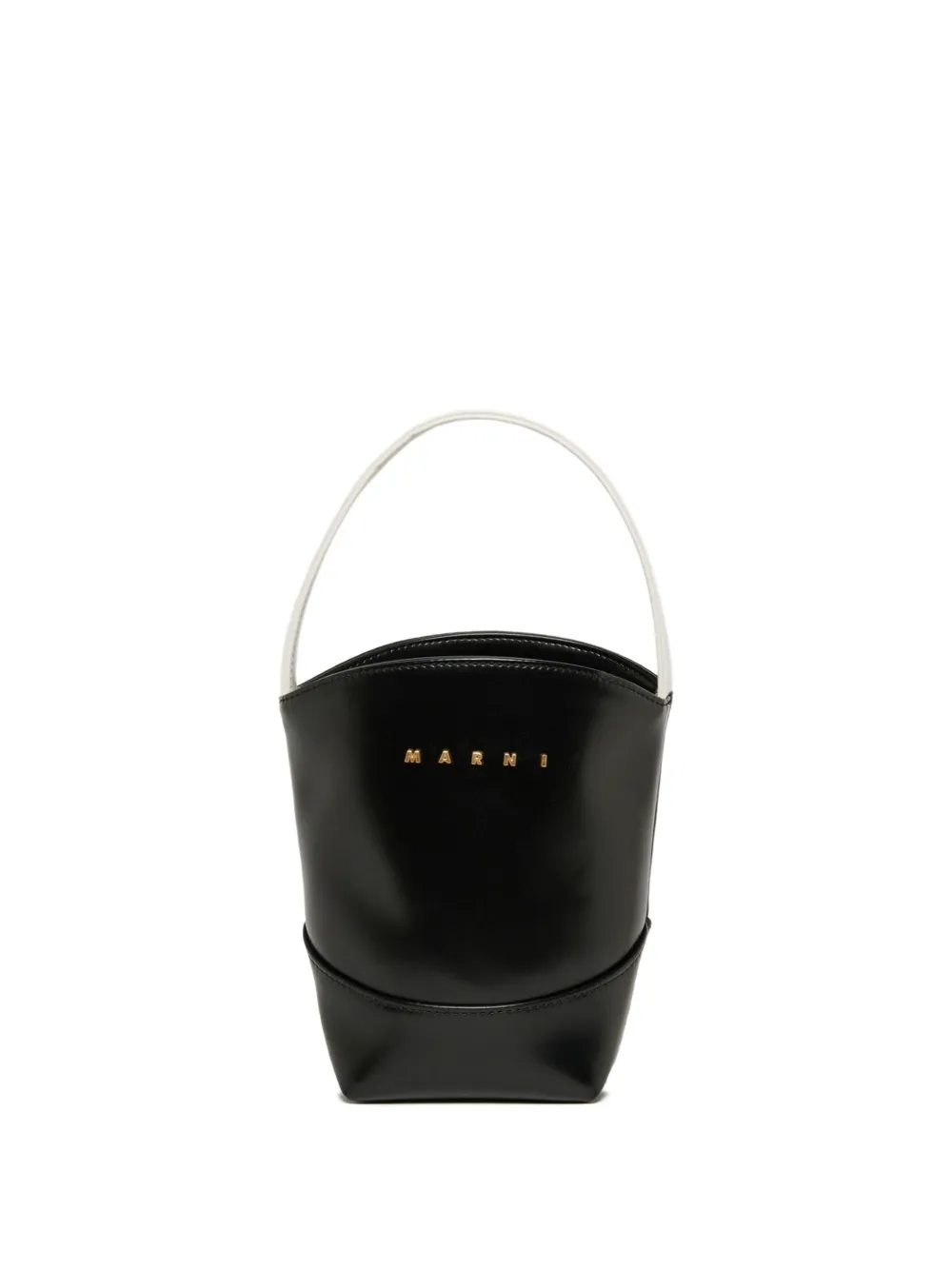 Marni Kids Borsa a spalla con logo - Nero