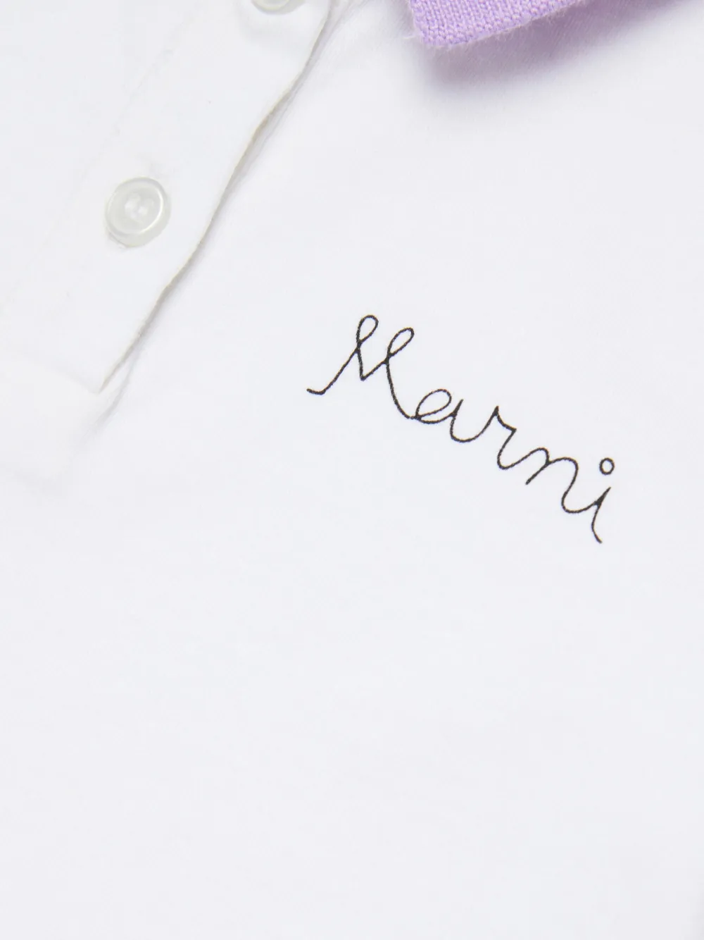 Embroidered Collar Polo Shirt