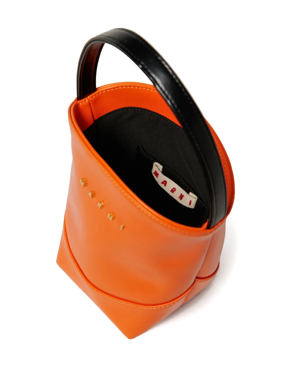 Marni Kids Flower Basket schoudertas met handvat Oranje