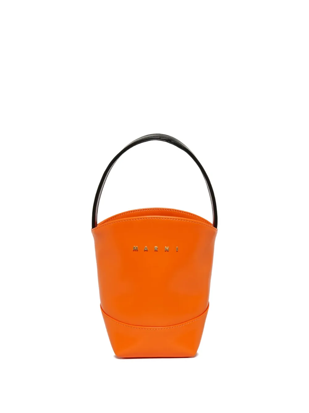 Marni Kids Borsa a spalla con manico - Arancione