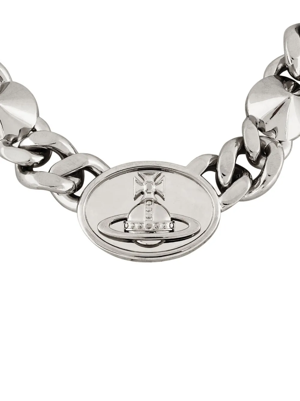 Vivienne Westwood Man. Chester Orb-detail Necklace In Silver
