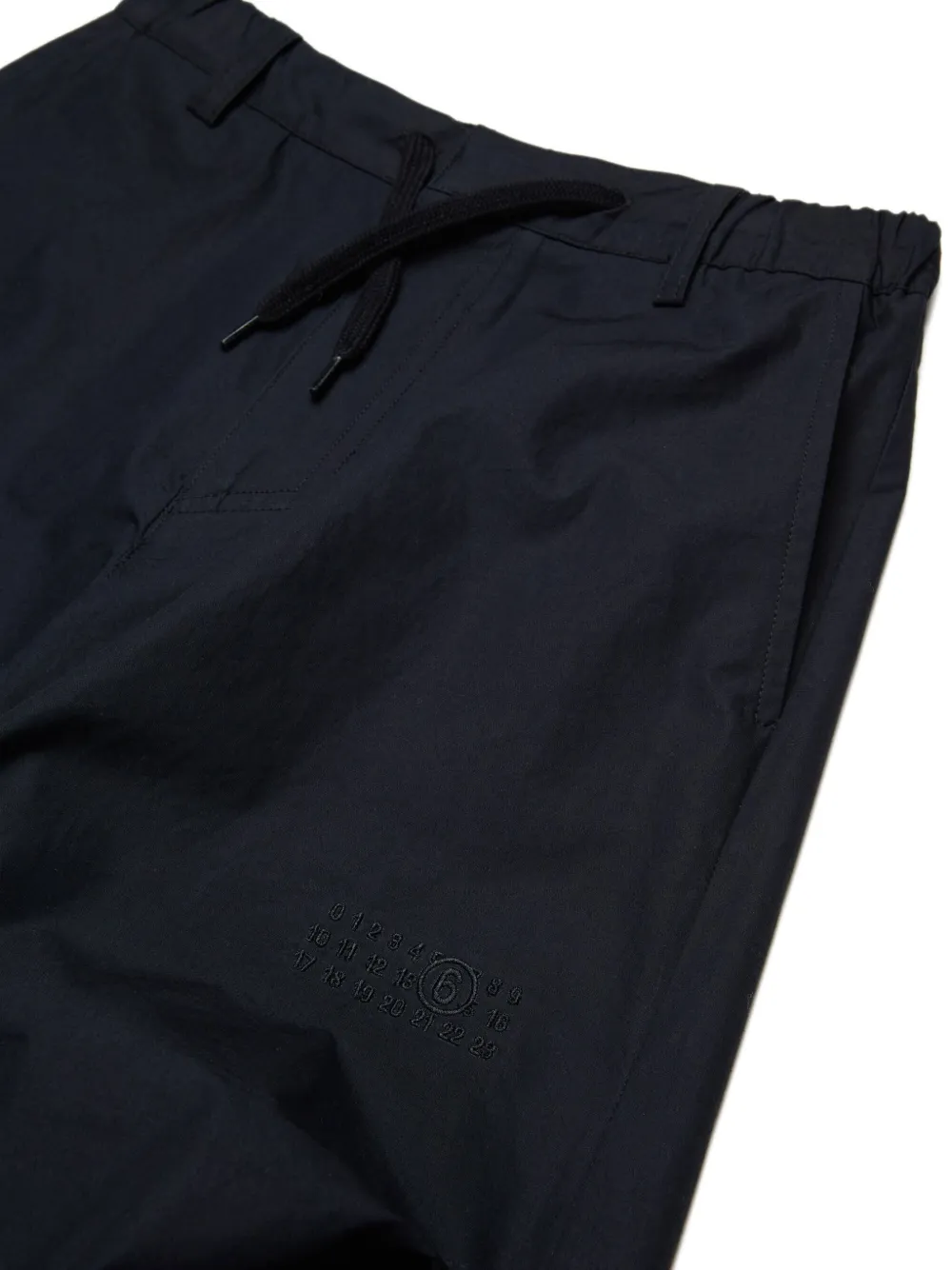  Mm6 Maison Margiela Kids Drawstring Trousers - Blue 