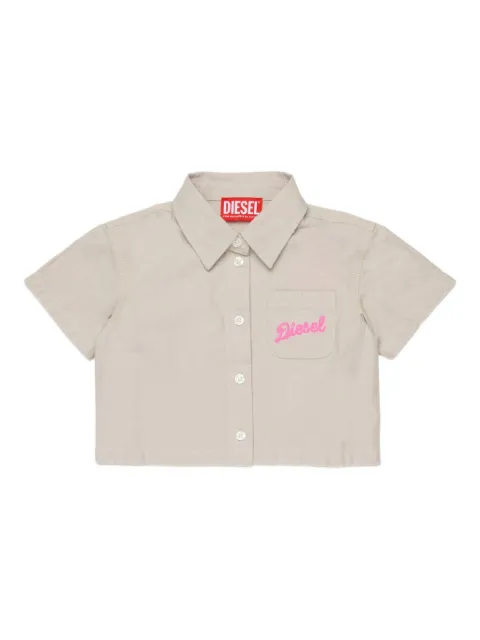 Diesel Kids Coldyb patch-pocket shirt