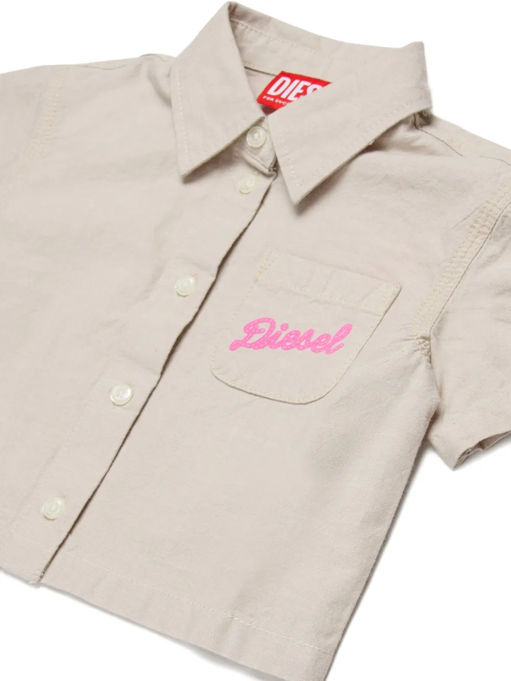  Diesel Kids Coldyb Patch-pocket Shirt - White 