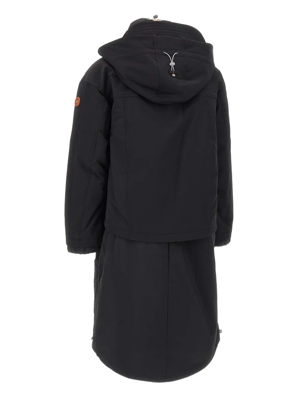 Dekker Alena BMAT jack met afneembare hoodie en klepzak - Zwart