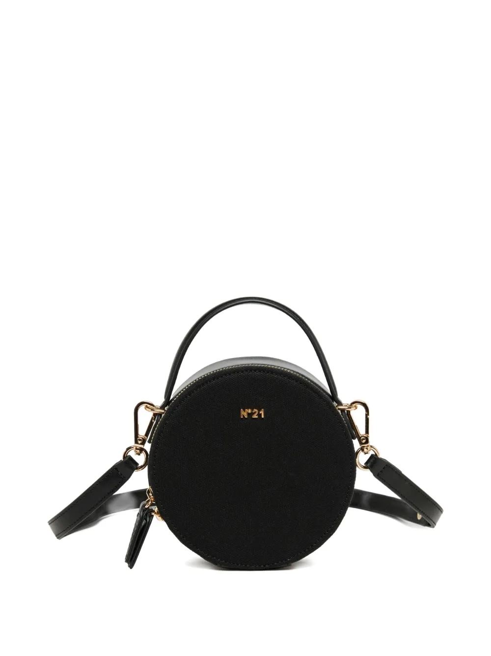 Nº21 Kids Borsa a spalla con zip - Nero