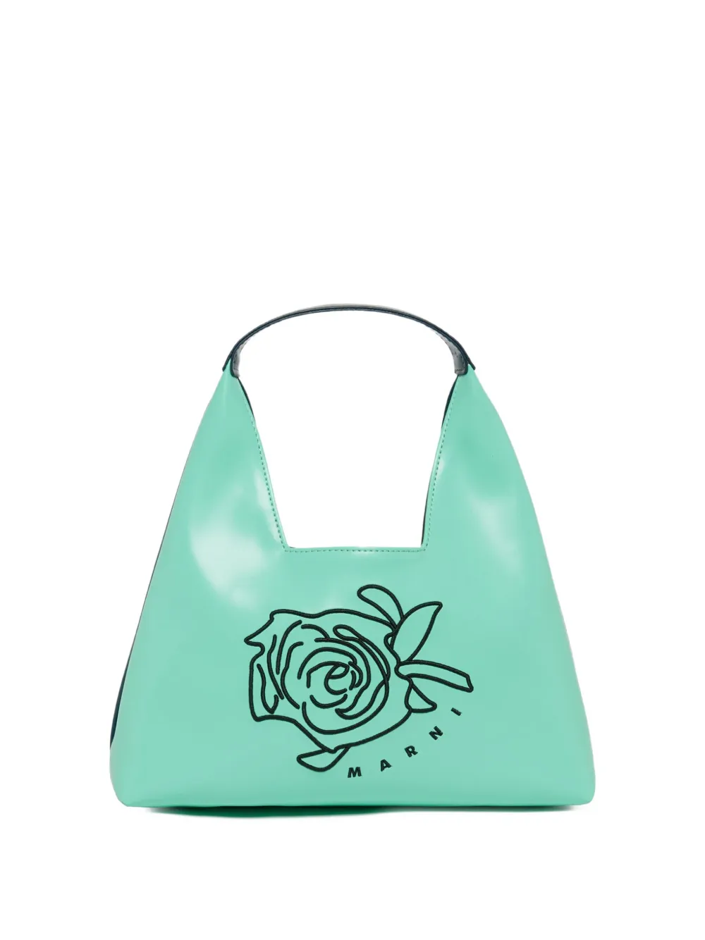 Marni Kids Borsa a spalla con stampa - Verde