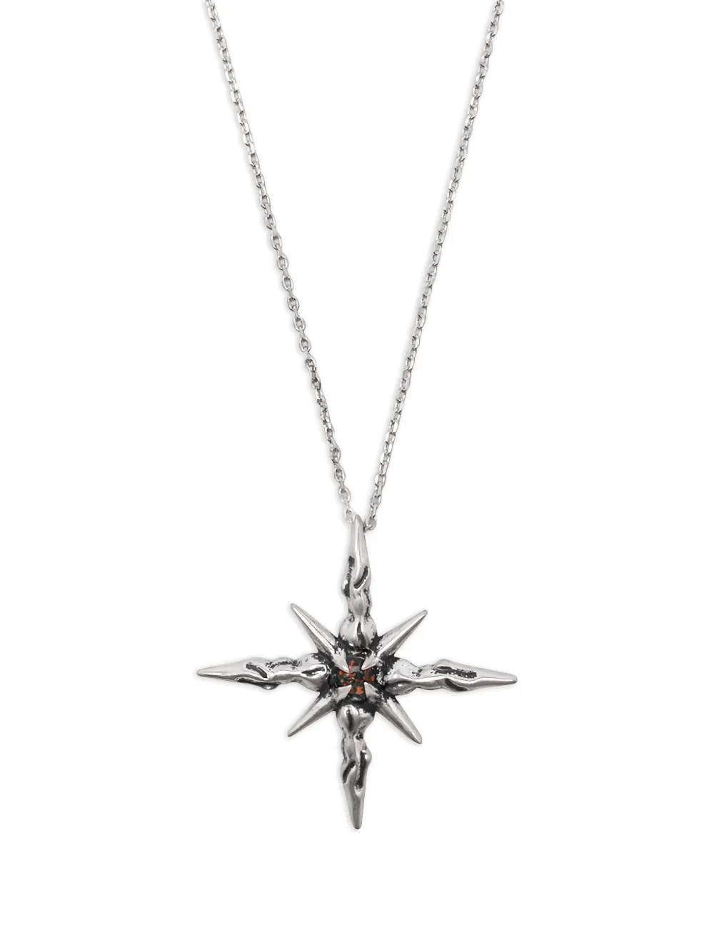 Misbhv Goa Mystical Sun-pendant Necklace In Silver