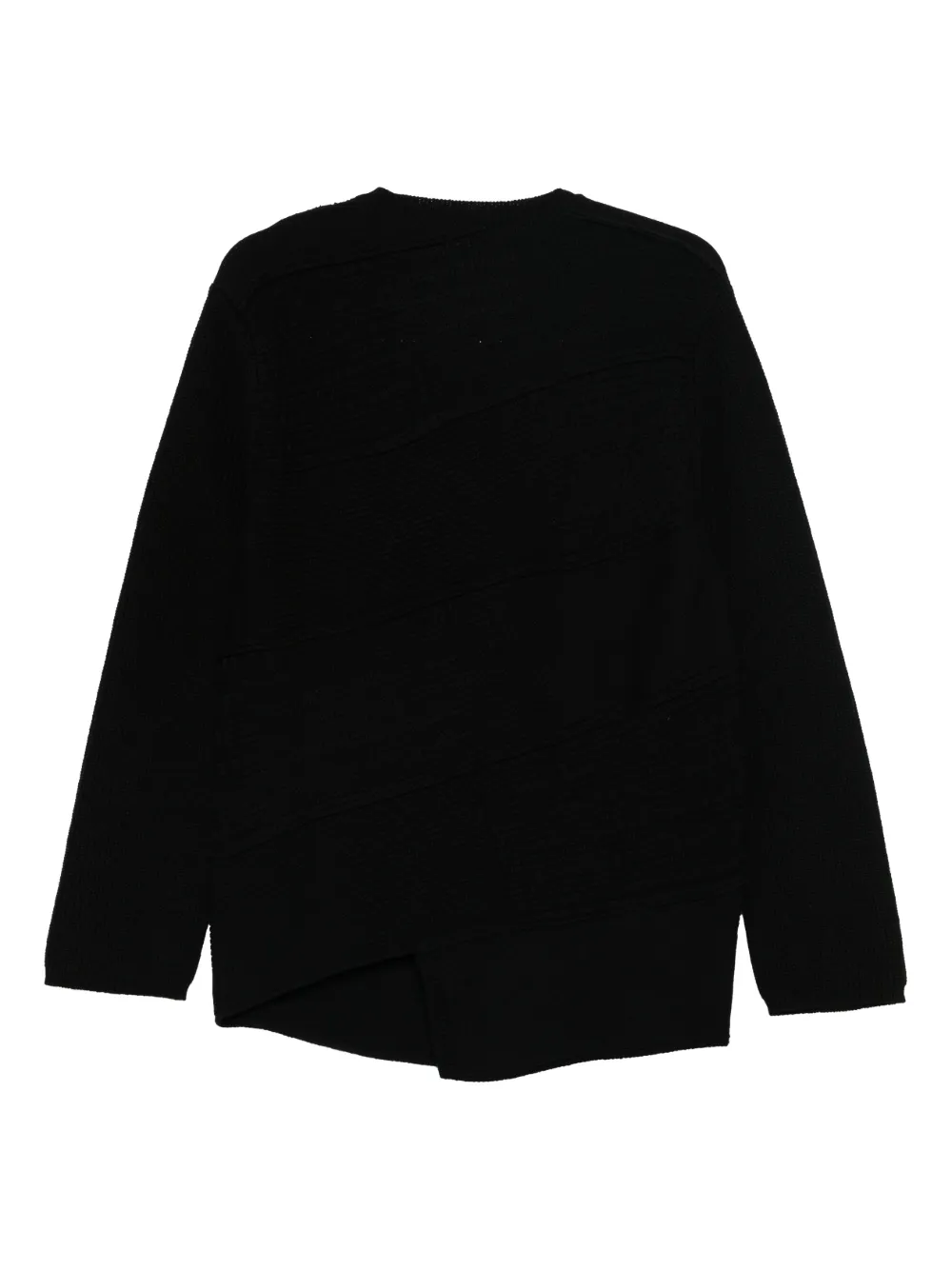 Black Comme Des Garçons Trui met ronde hals - Zwart