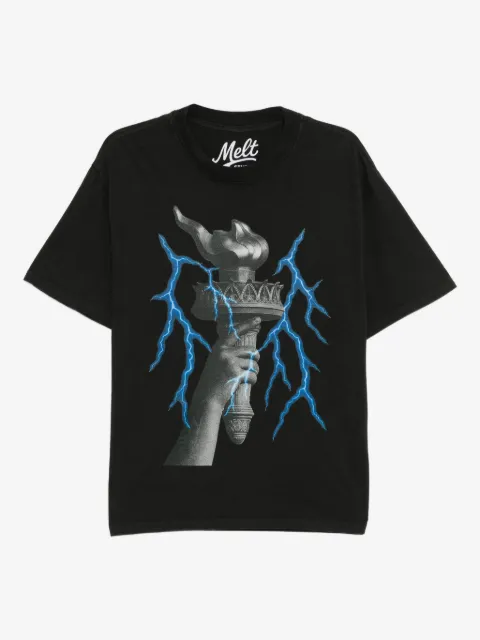 Melt graphic-print T-shirt