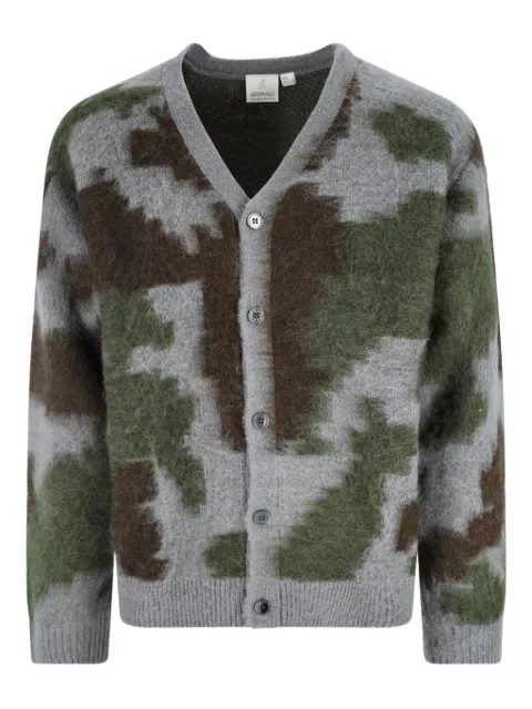 Gramicci camouflage-pattern V-neck cardigan